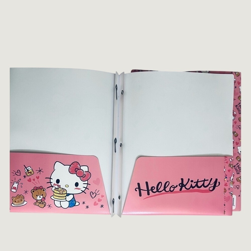 Hello Kitty & Friends Folders Clear Zip Pouches Bundle Pink Purple Kawaii New - Picture 7 of 15
